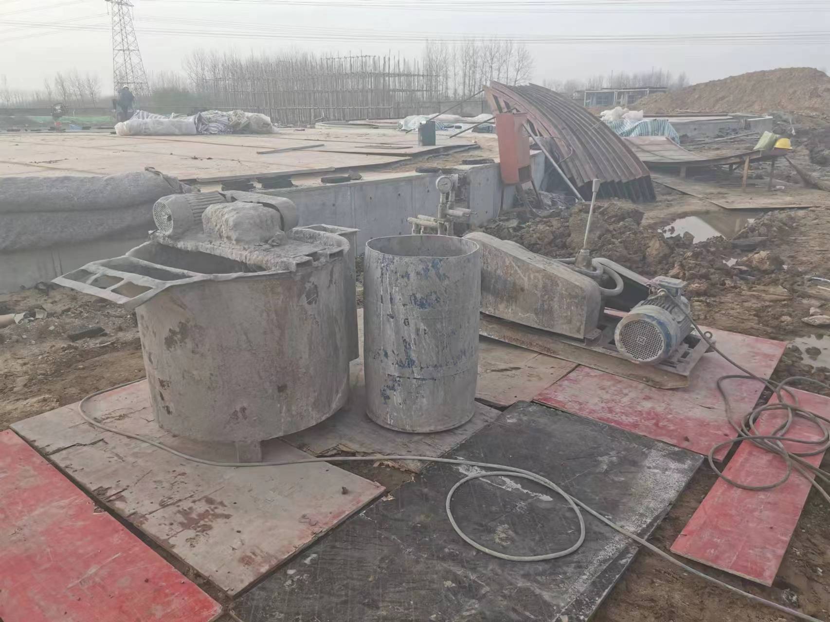 通海口镇设备基础注浆